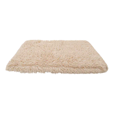 Cream Fluffy Shag Calming Sleeping Mat