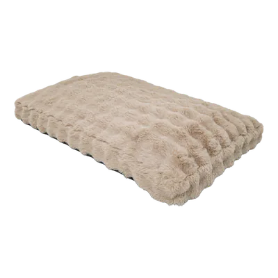 Cream Furry Curves Sleeping Mat