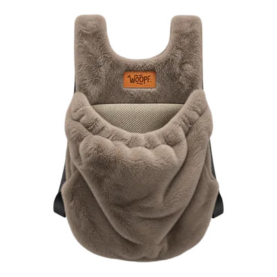 Brown Furry Range Puppy Pouch