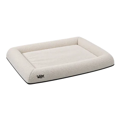 Cream SNÜZ Orthopedic Bouclé Bed