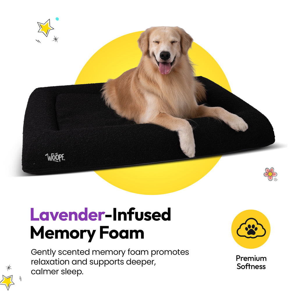 SNÜZ Vet Orthopedic Bed, Black