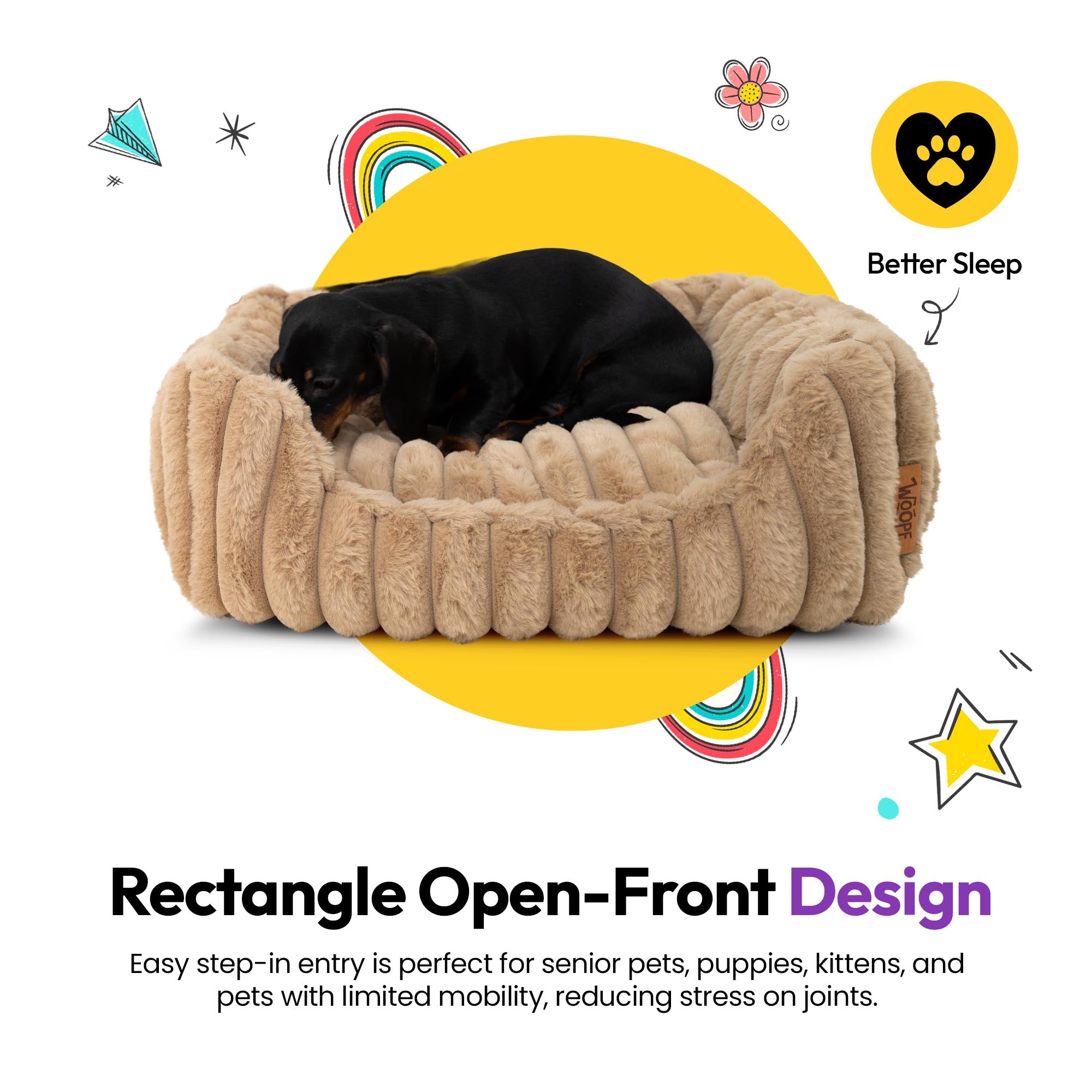 Furry Corduroy Range Rectangle