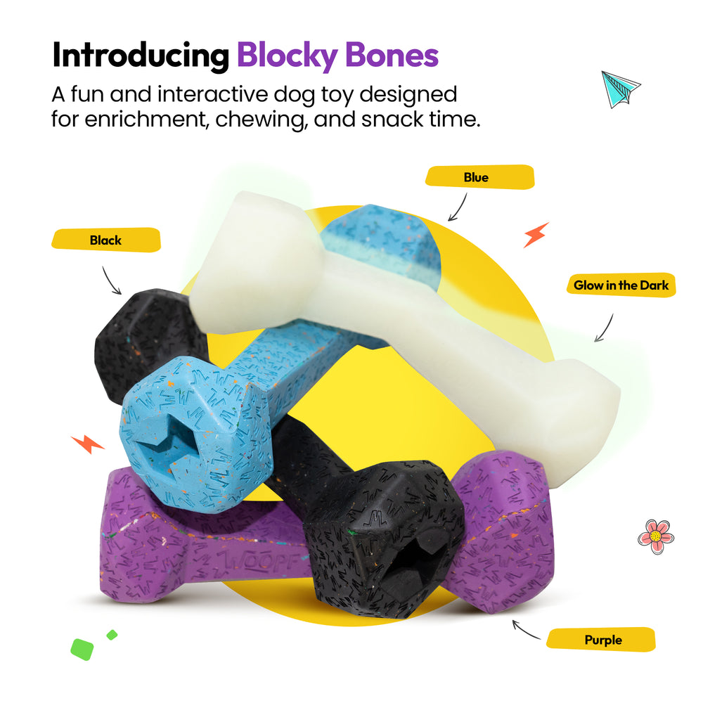 Chewster Blocky Bone, Blue