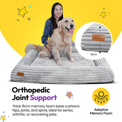 SNÜZ Orthopedic Corduroy Bed