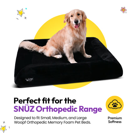 SNÜZ Bed Slip-On Cover (Faux Velvet Fur)