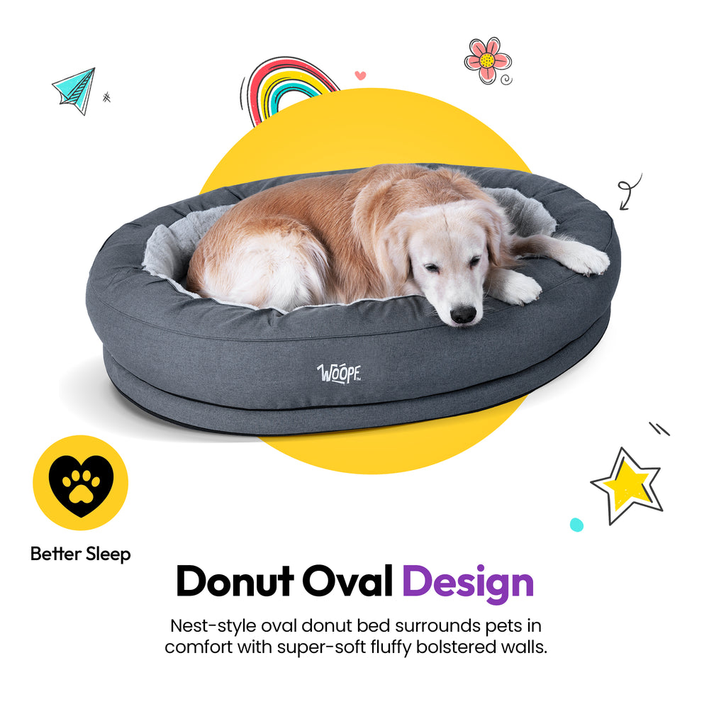 NÄP Vet Orthopedic Bed, Grey
