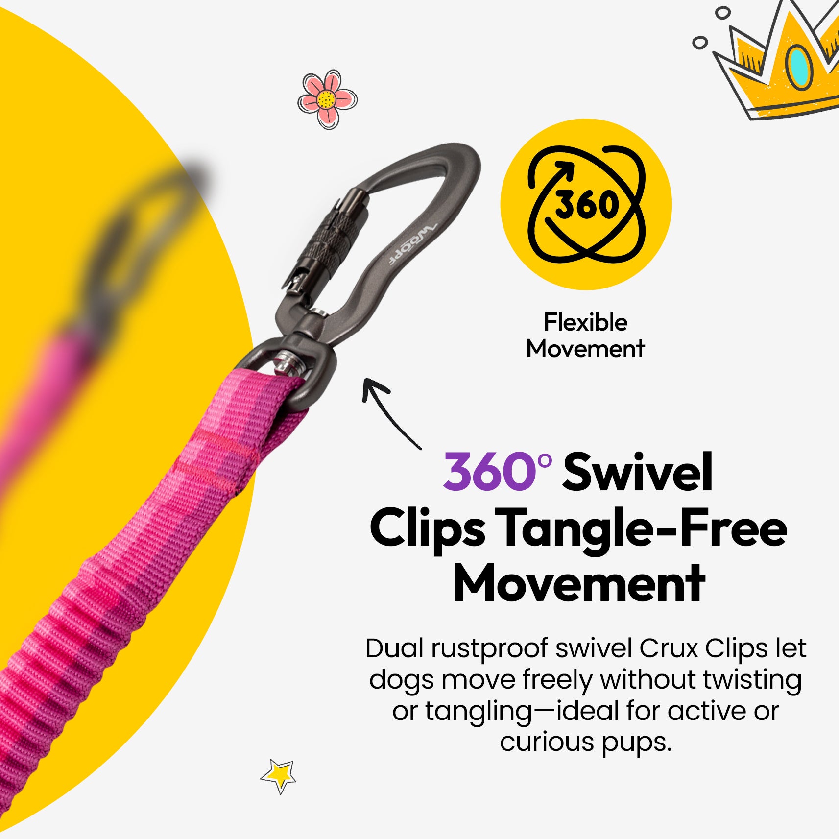 探検者二頭引き犬散歩紐連結具