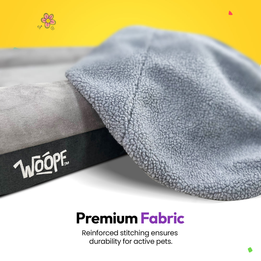 SNÜZ Bed Slip-On Cover Fleece, Grey