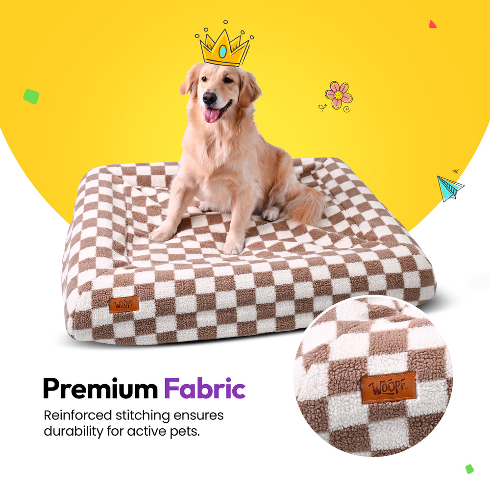 SNÜZ Bed Slip-On Cover Fleece, Brown