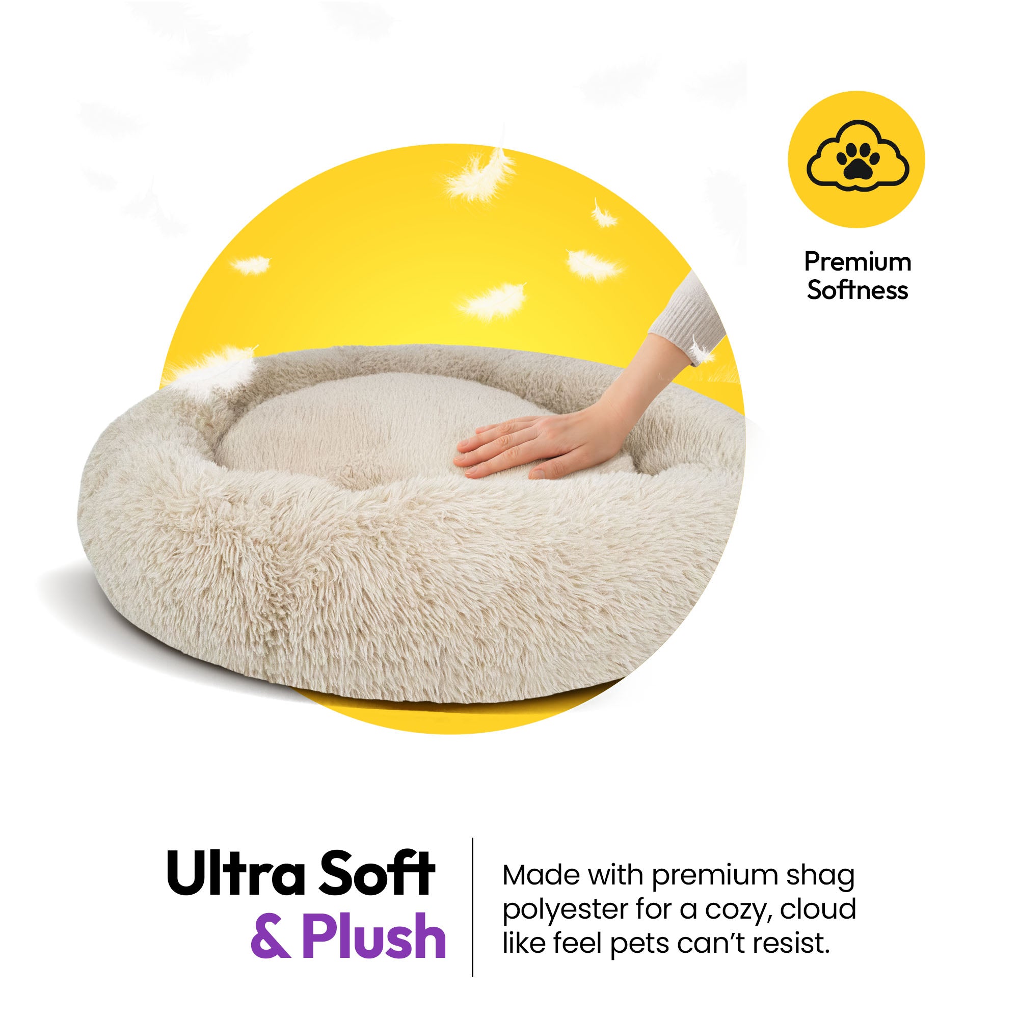 Shag Bed Round