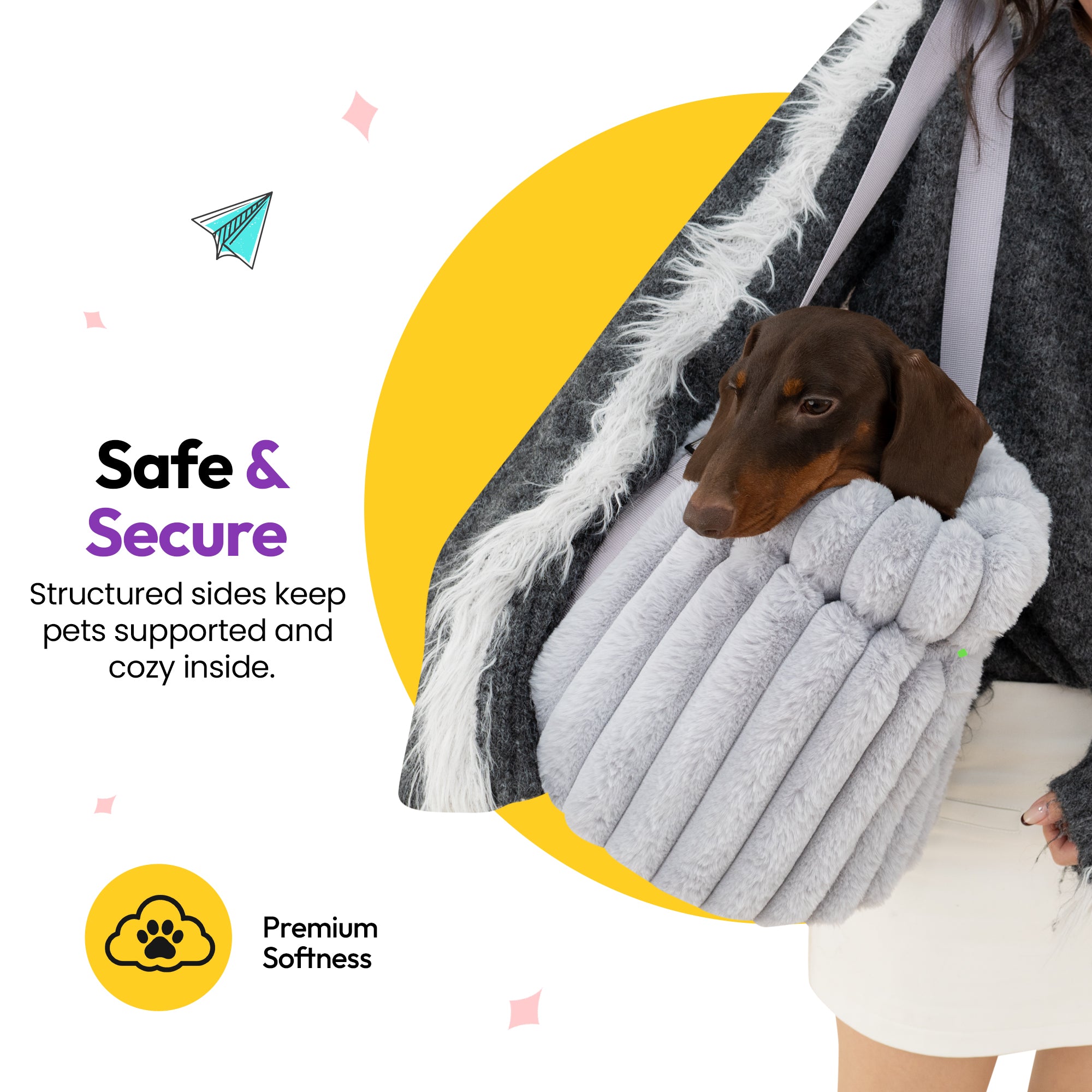 Furry Corduroy Handbag