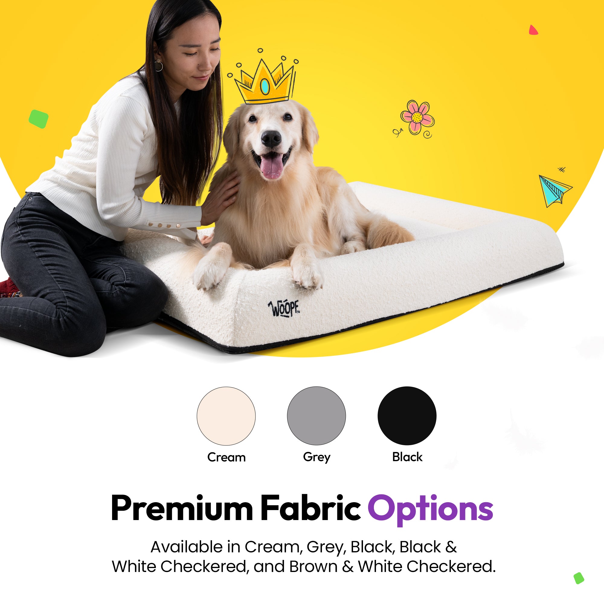 Cama ortopédica infusionada con lavanda