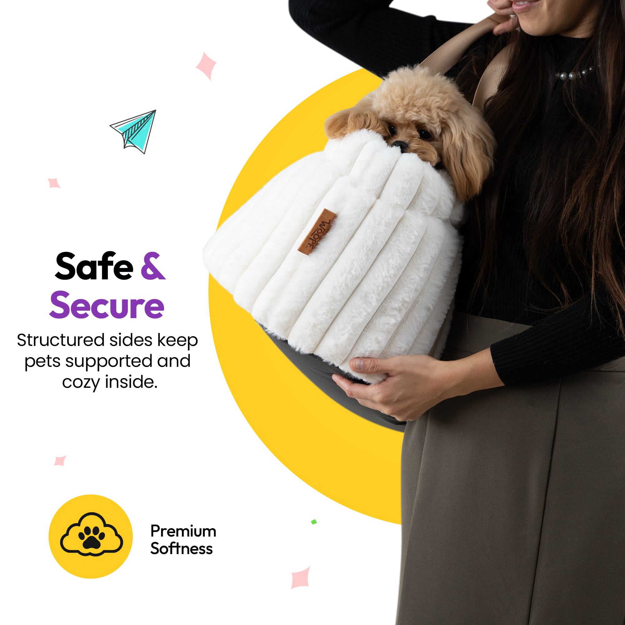 Furry Corduroy Handbag