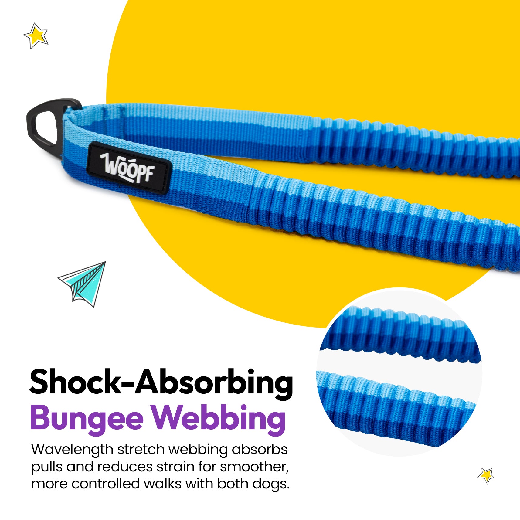 探検者二頭引き犬散歩紐連結具