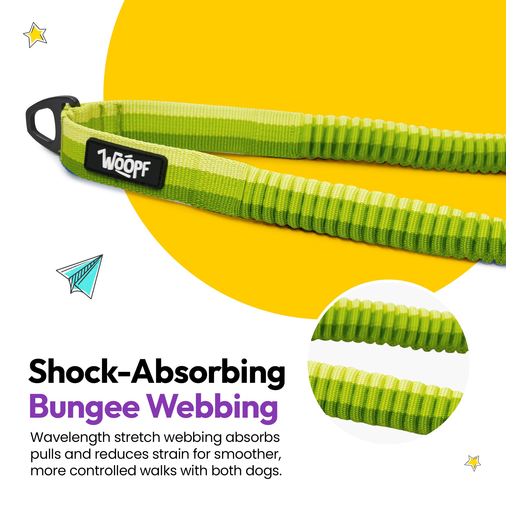 探検者二頭引き犬散歩紐連結具