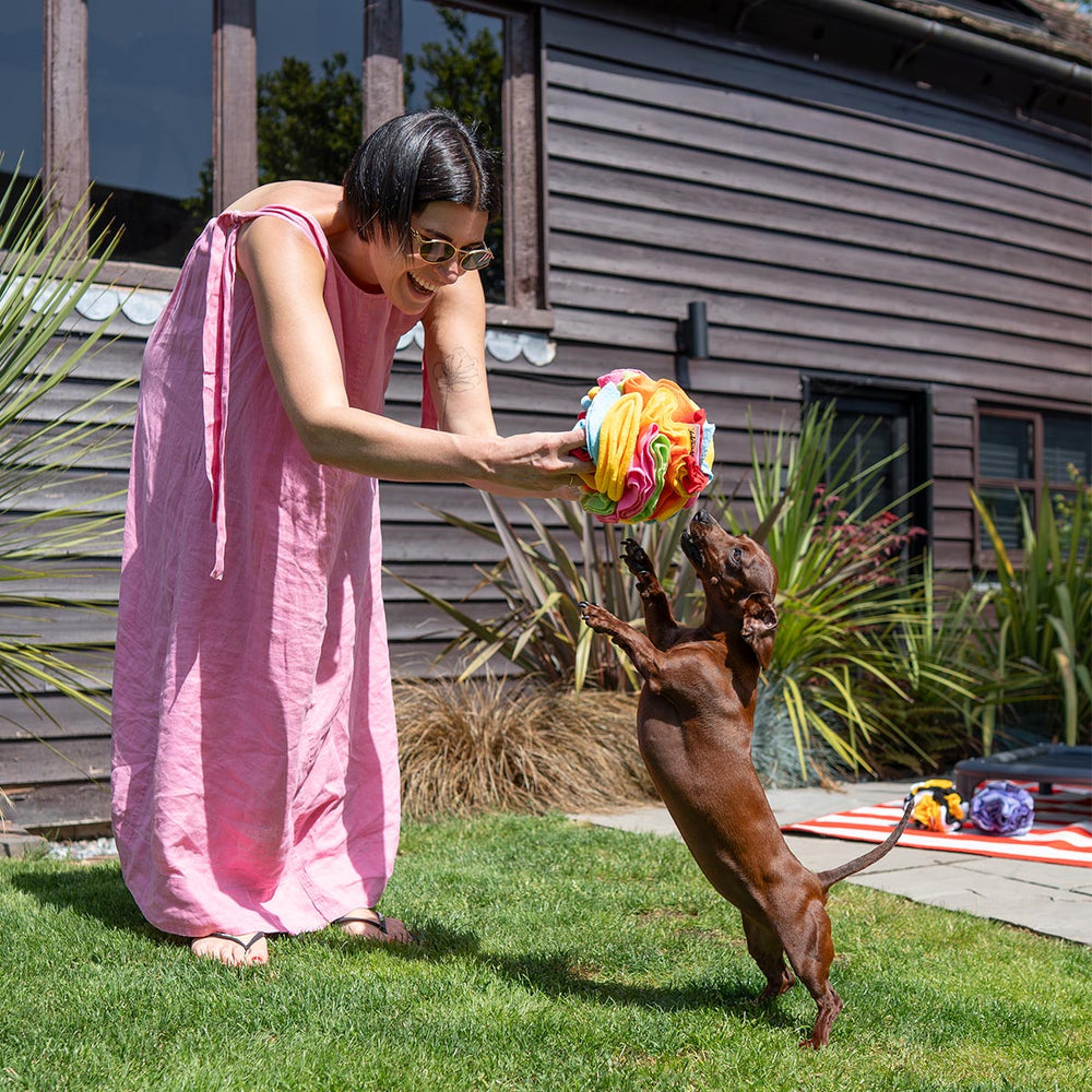 Pelota Olfativa con Crujidos