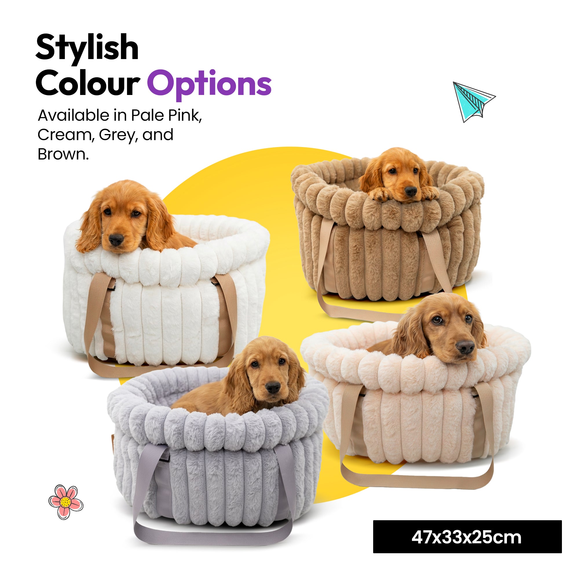 Furry Corduroy Handbag