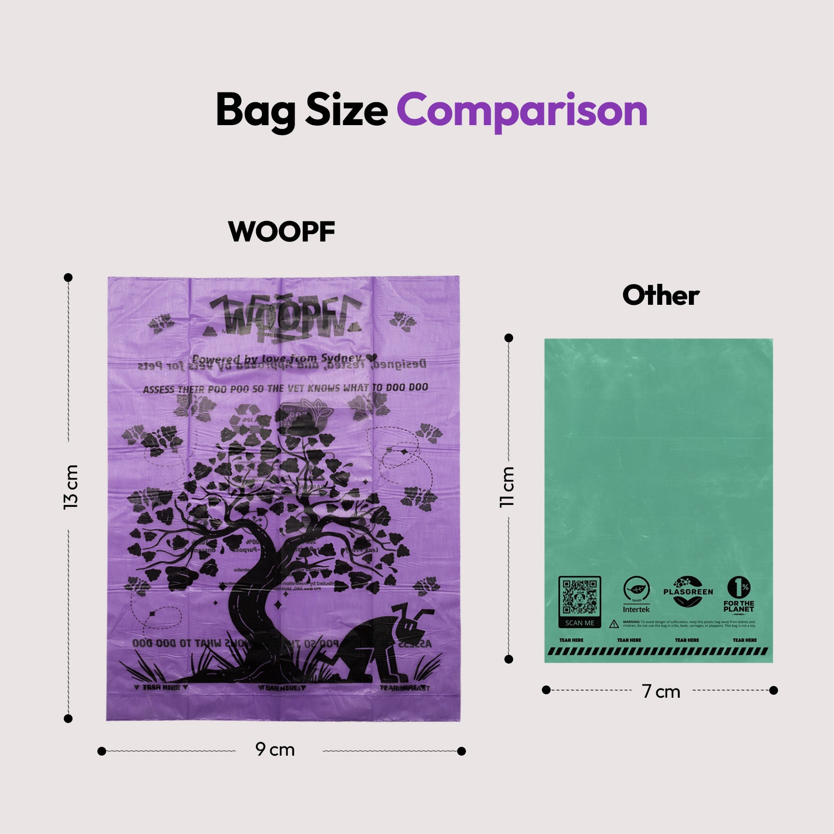 Sacs 50 % recyclés Poop & Go