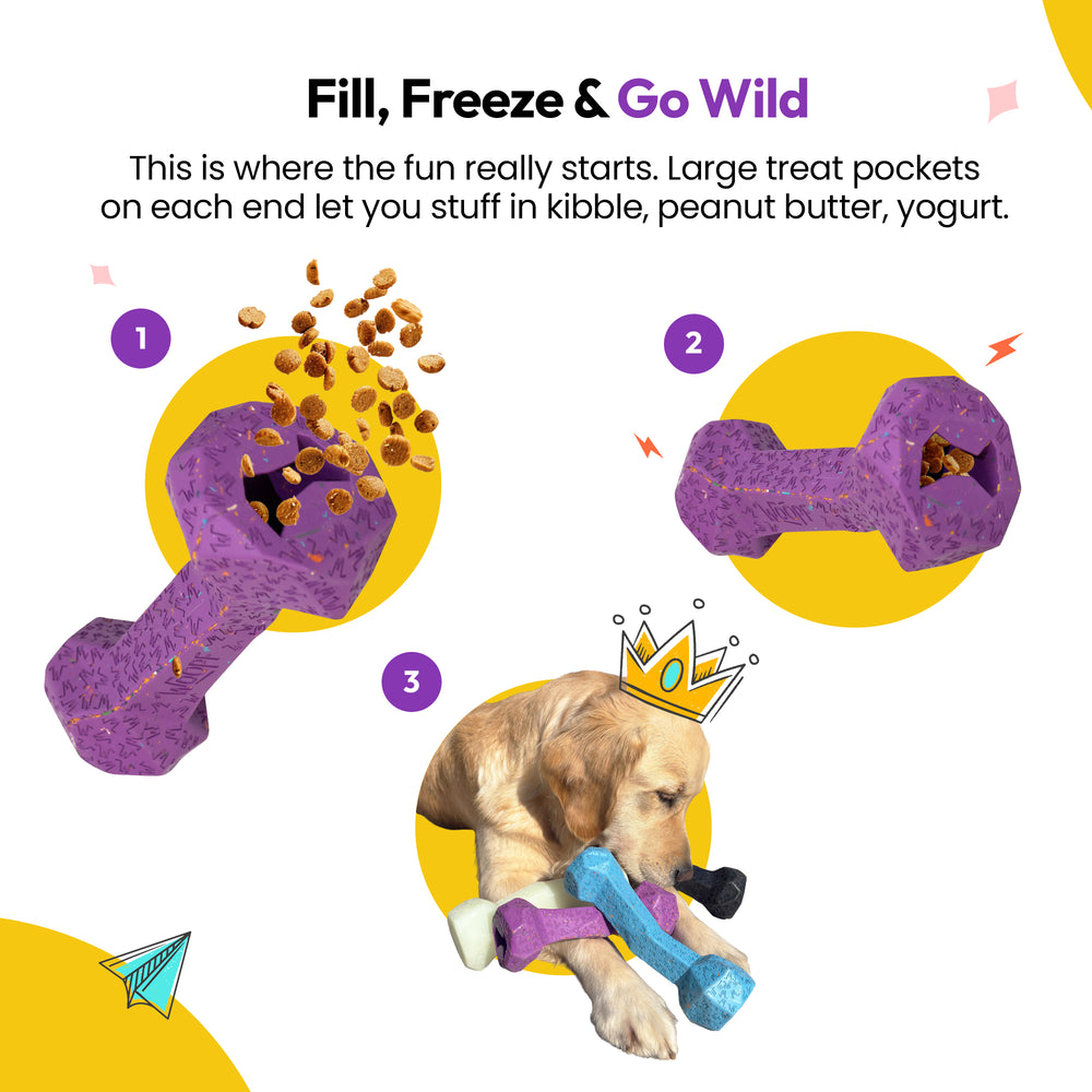 Chewster Blocky Bone, Purple