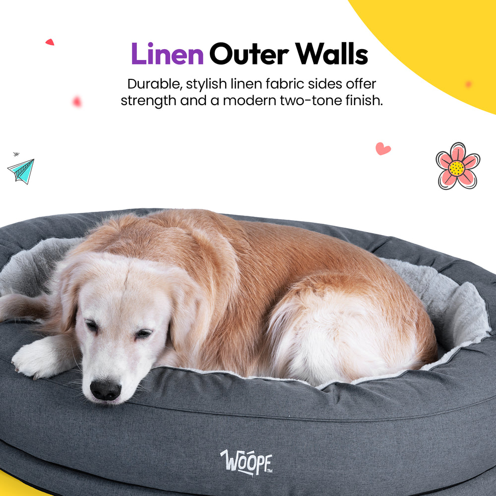 NÄP Vet Orthopedic Bed, Grey