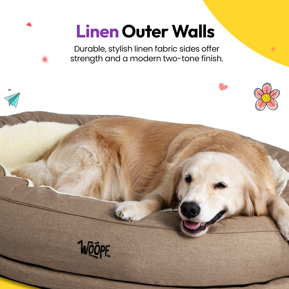 NÄP Vet Orthopedic Bed, Cream