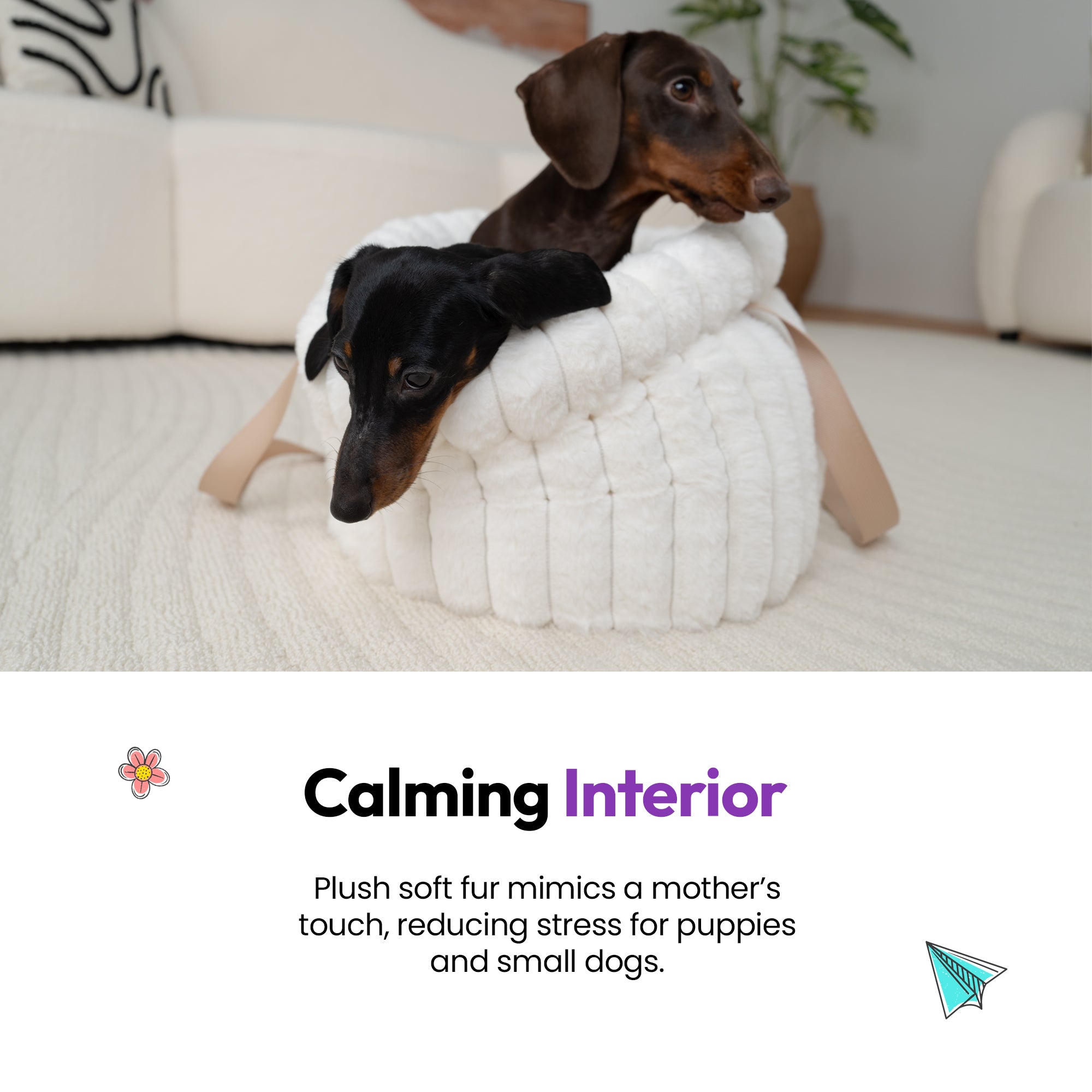 Furry Corduroy Handbag