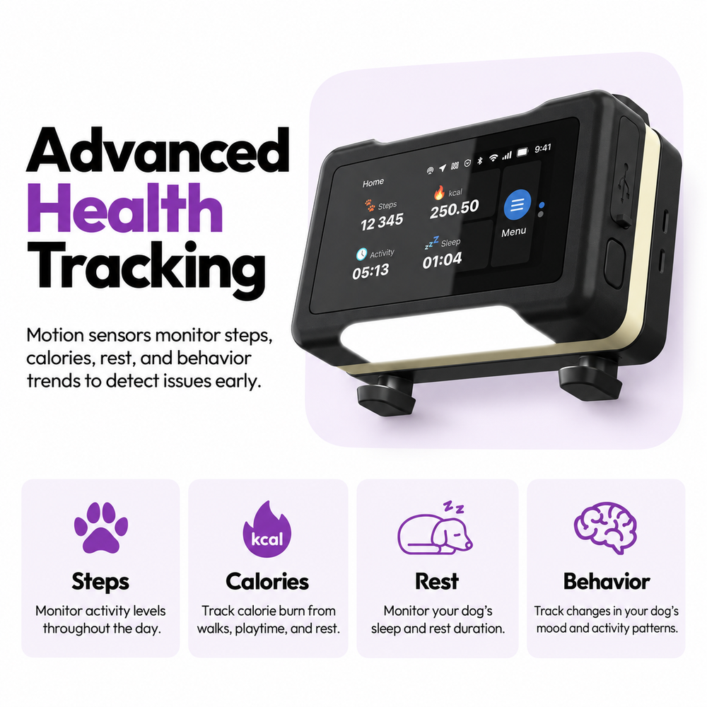 Smart GPS & Health Tracker, Black / Gold