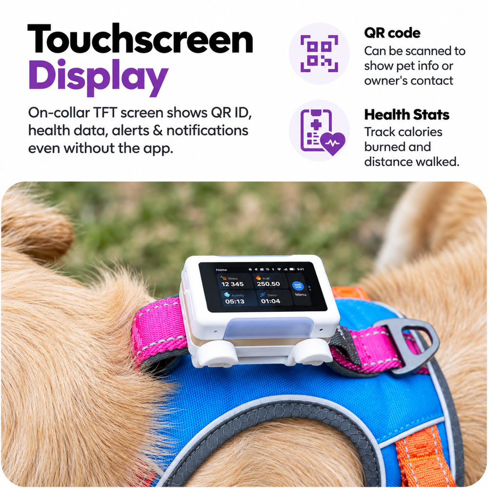 Smart GPS & Health Tracker, White / Gold