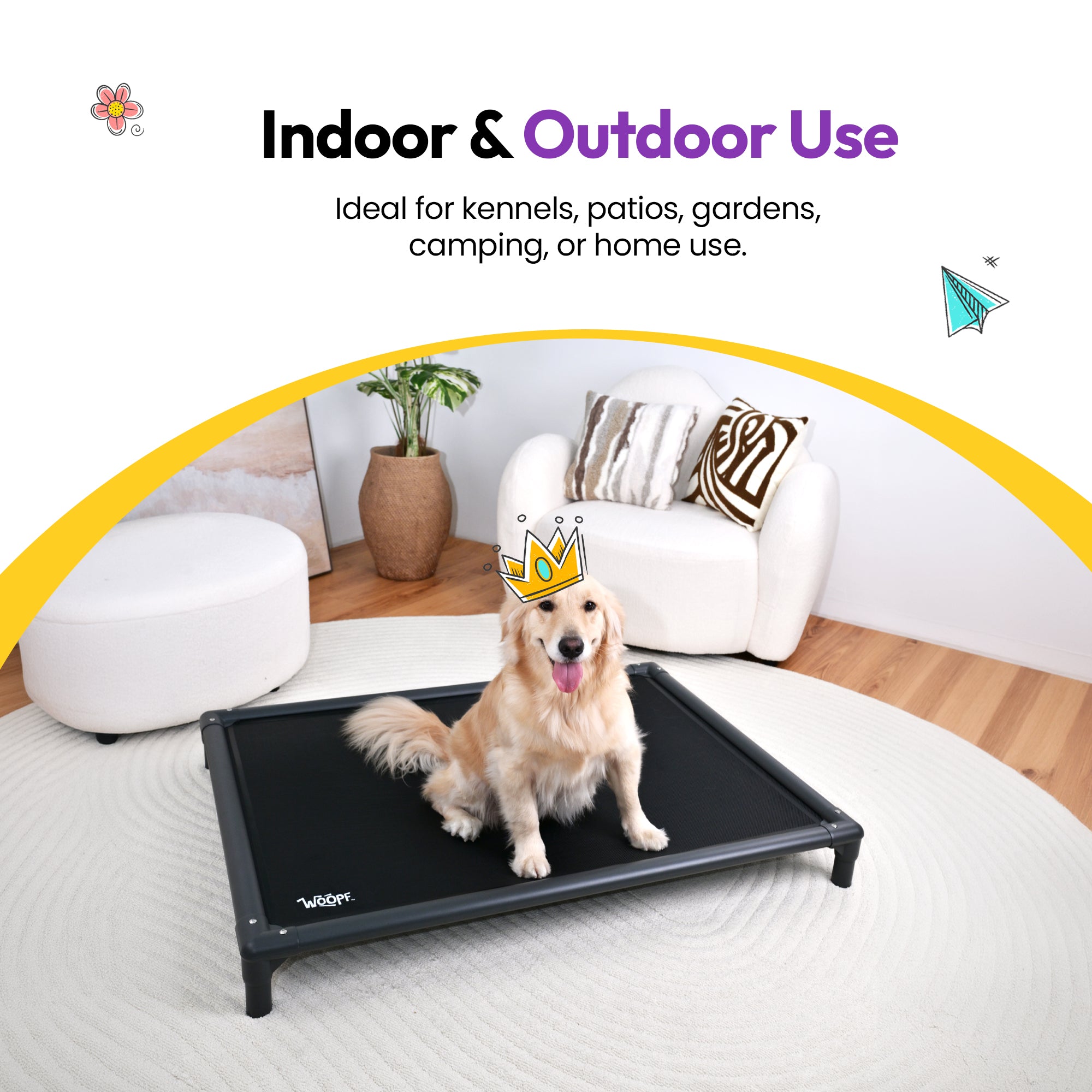 ふわふわ子犬用ポーチ