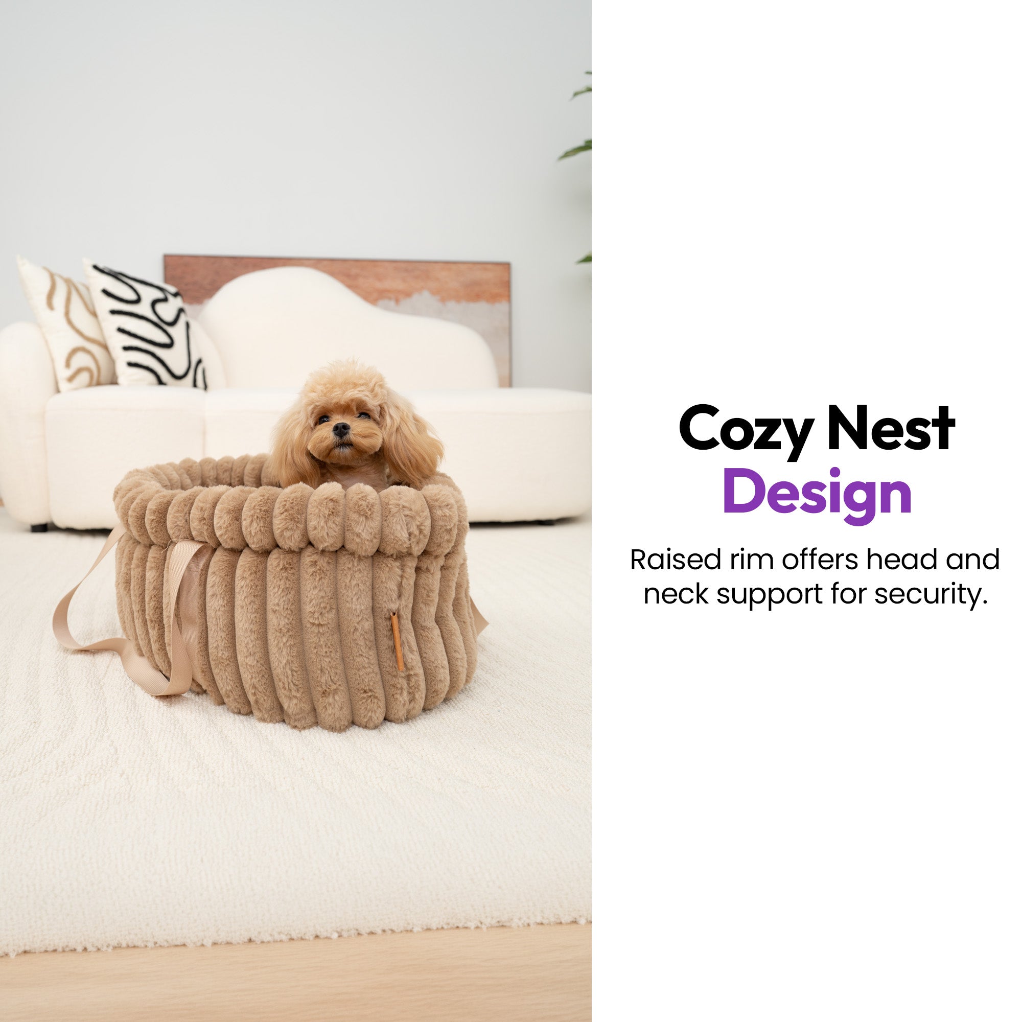 Furry Corduroy Handbag