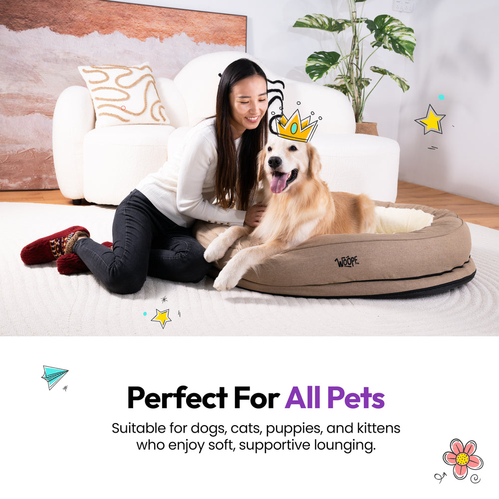 NÄP Vet Orthopedic Bed, Cream