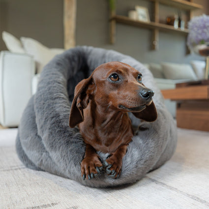 Furry Range Round Bed