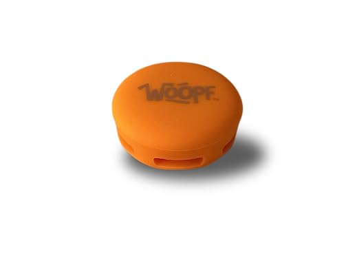 WOOPF AirTag Holder for Dog Collar | Waterproof, Durable, and Lightweight | Protective Case for Accurate Pet Tracking | Secure, Comfortable, Stylish | Universal Fit for All Collars (Banksia Orange)