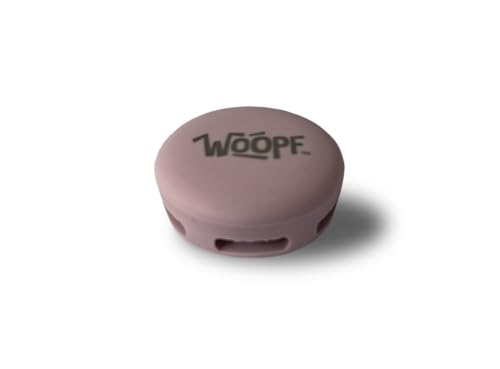 WOOPF AirTag Holder for Dog Collar | Waterproof, Durable, and Lightweight | Protective Case for Accurate Pet Tracking | Secure, Comfortable, Stylish | Universal Fit for All Collars (Dusty Rose)