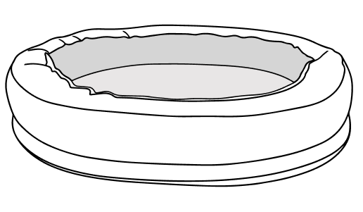 Size Guide for NÄP Orthopedic Donut Bed