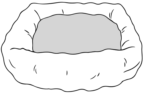 Size Guide for Orthopedic Nest Rectangle Bed