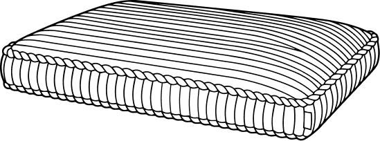 Size Guide for Corduroy Cloud Comfort Mat