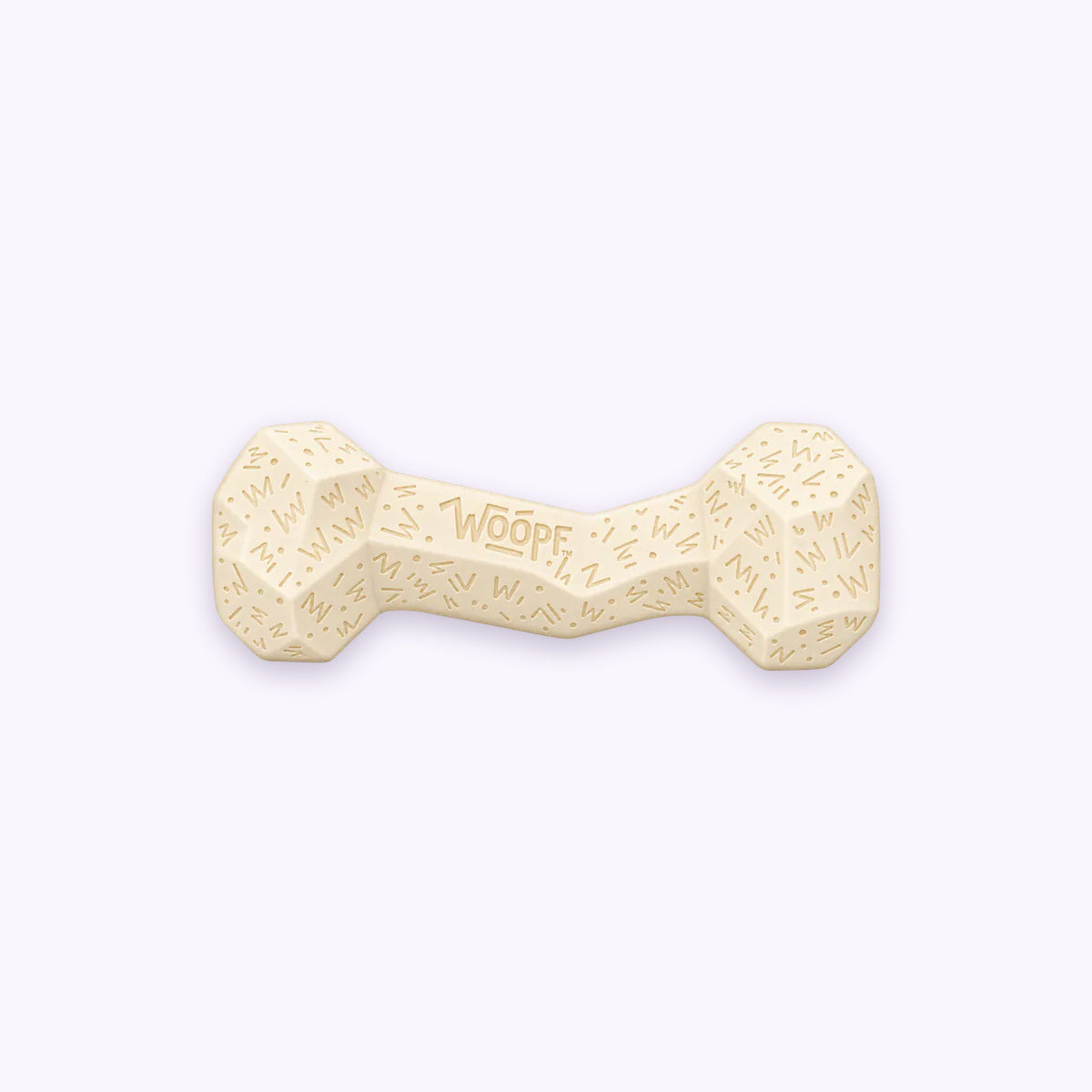 Glow | Chewster Blocky Bone: The Glow Blocky Bone on its own on a pale lavender background