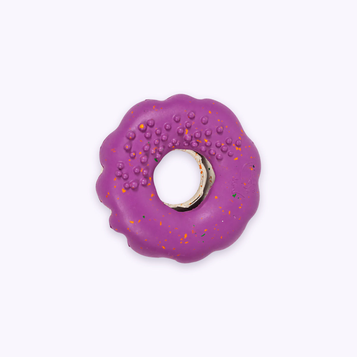 Purple | Chewster Donut: The Purple ring, Standard strength, on its own on a pale lavender background
