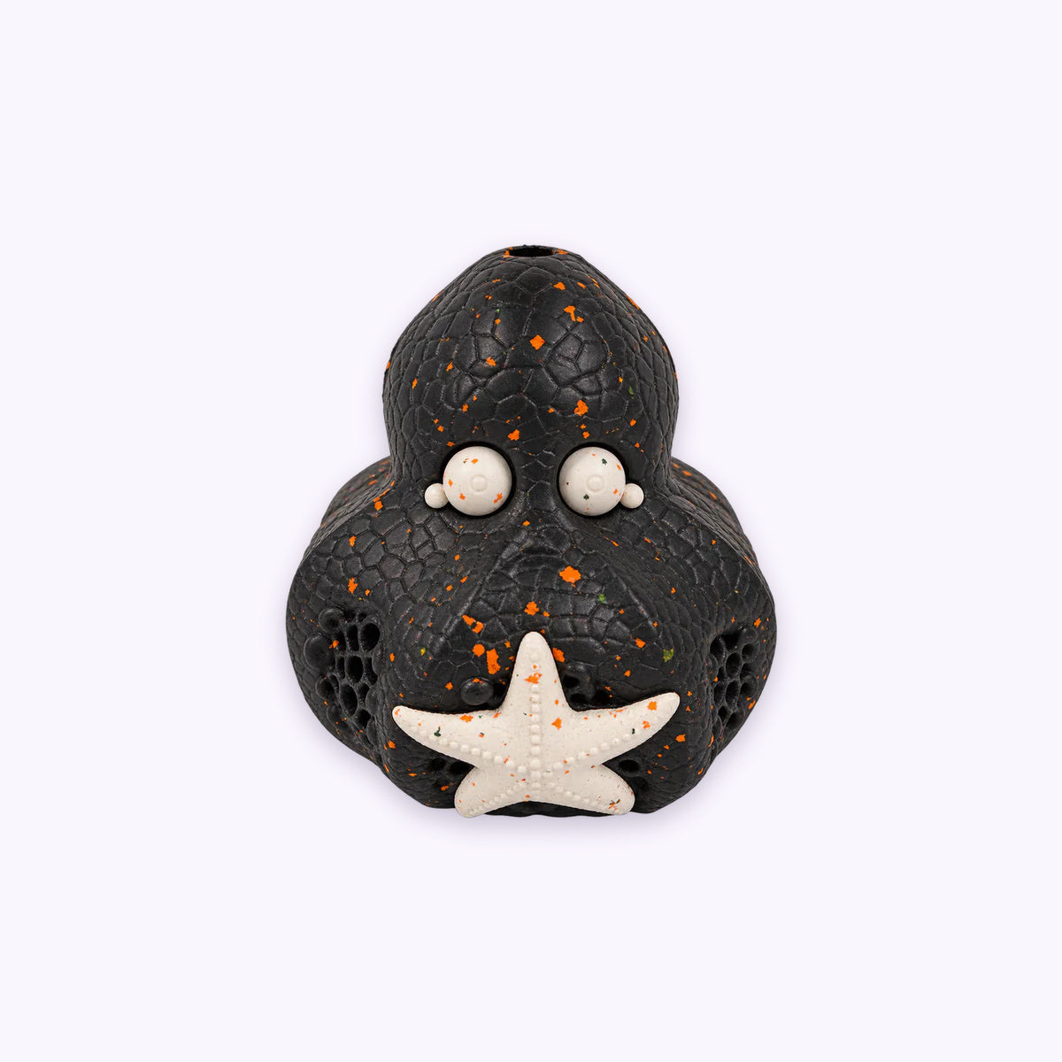 Black | Chewster Octopus: The Black Octopus, Hard strength, on its own on a pale lavender background