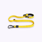 Yellow | Explorer Adjustable Leash: The Yellow lead on its own on a pale lavender background