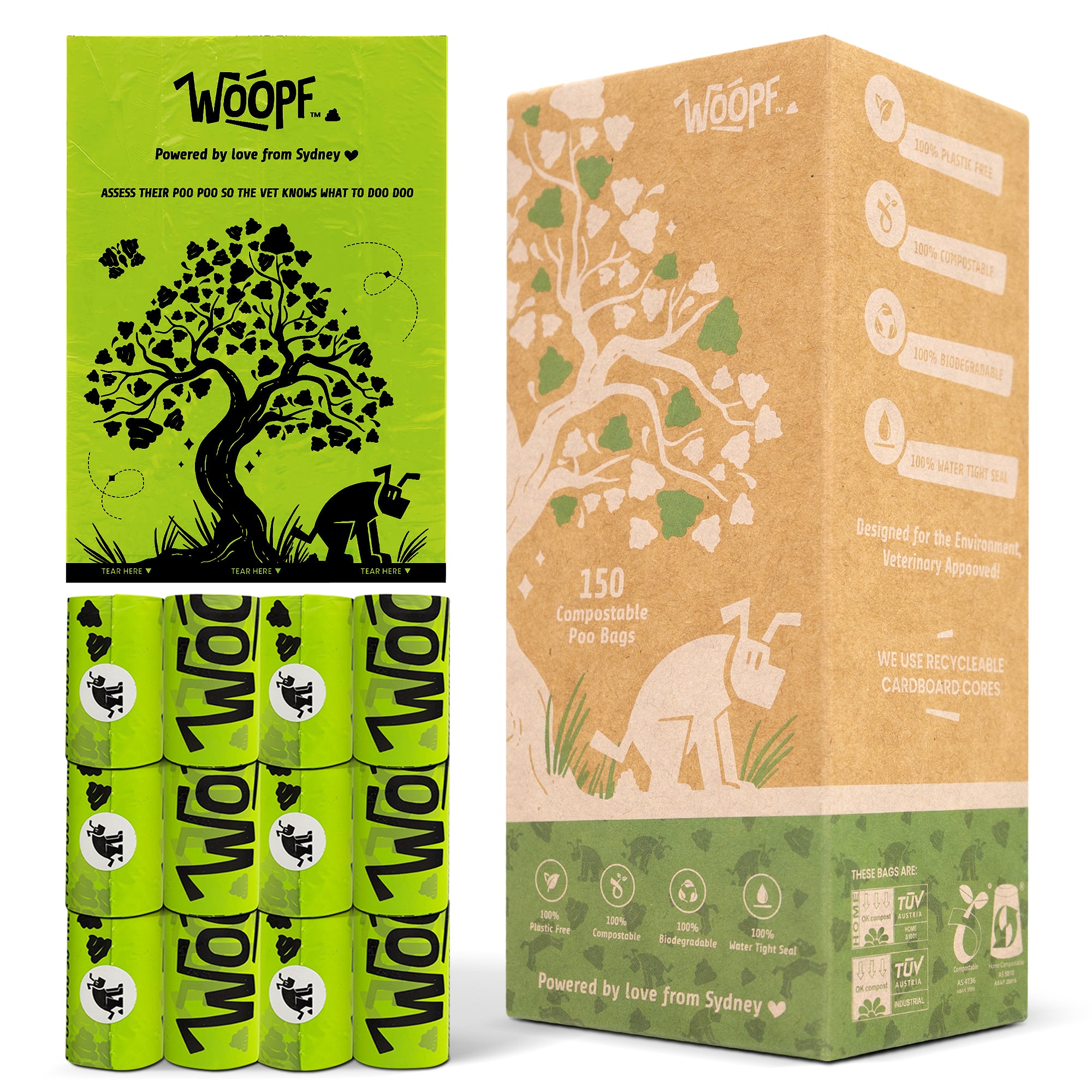 Poop & Go 100% Compostable Bags
