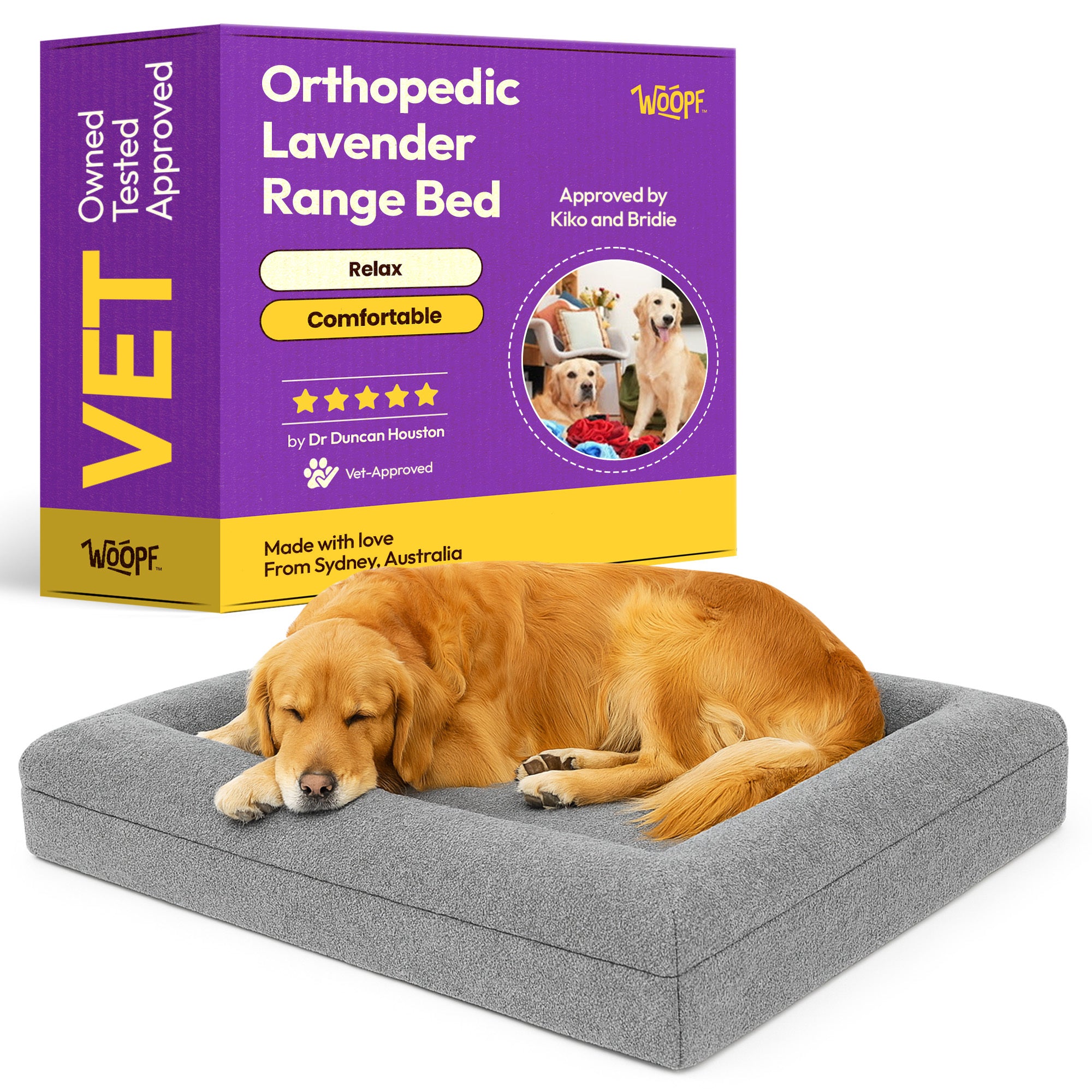 Orthopedic Lavender Infused Bed