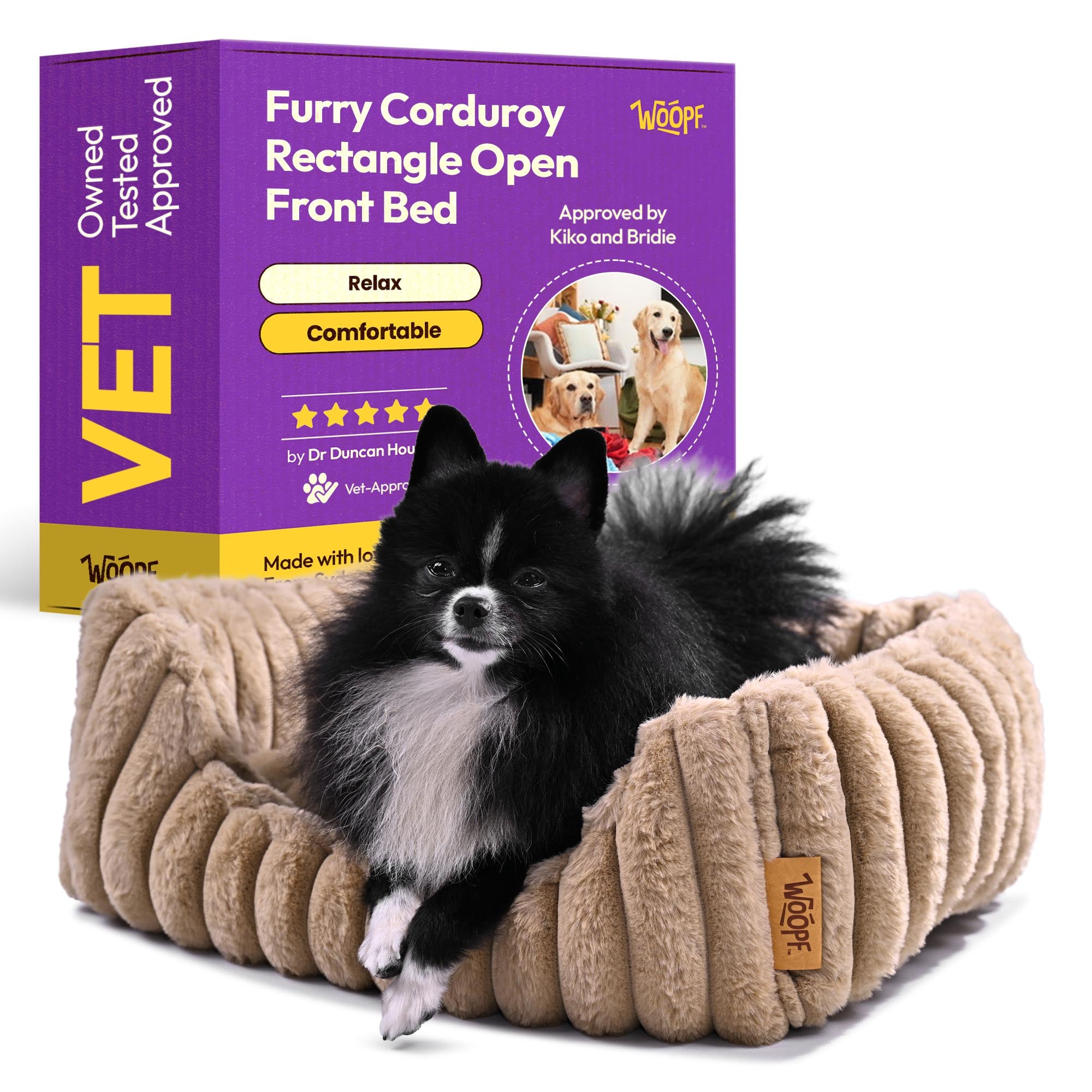 Furry Corduroy Range Rectangle