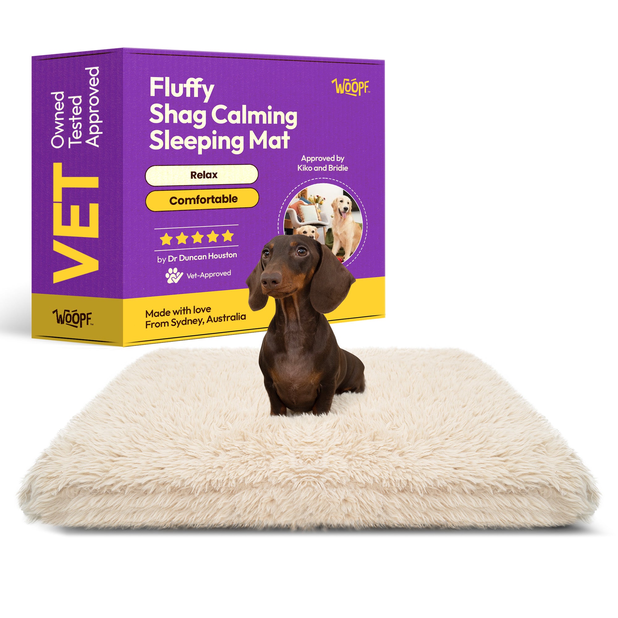 Fluffy Shag Calming Sleeping Mat
