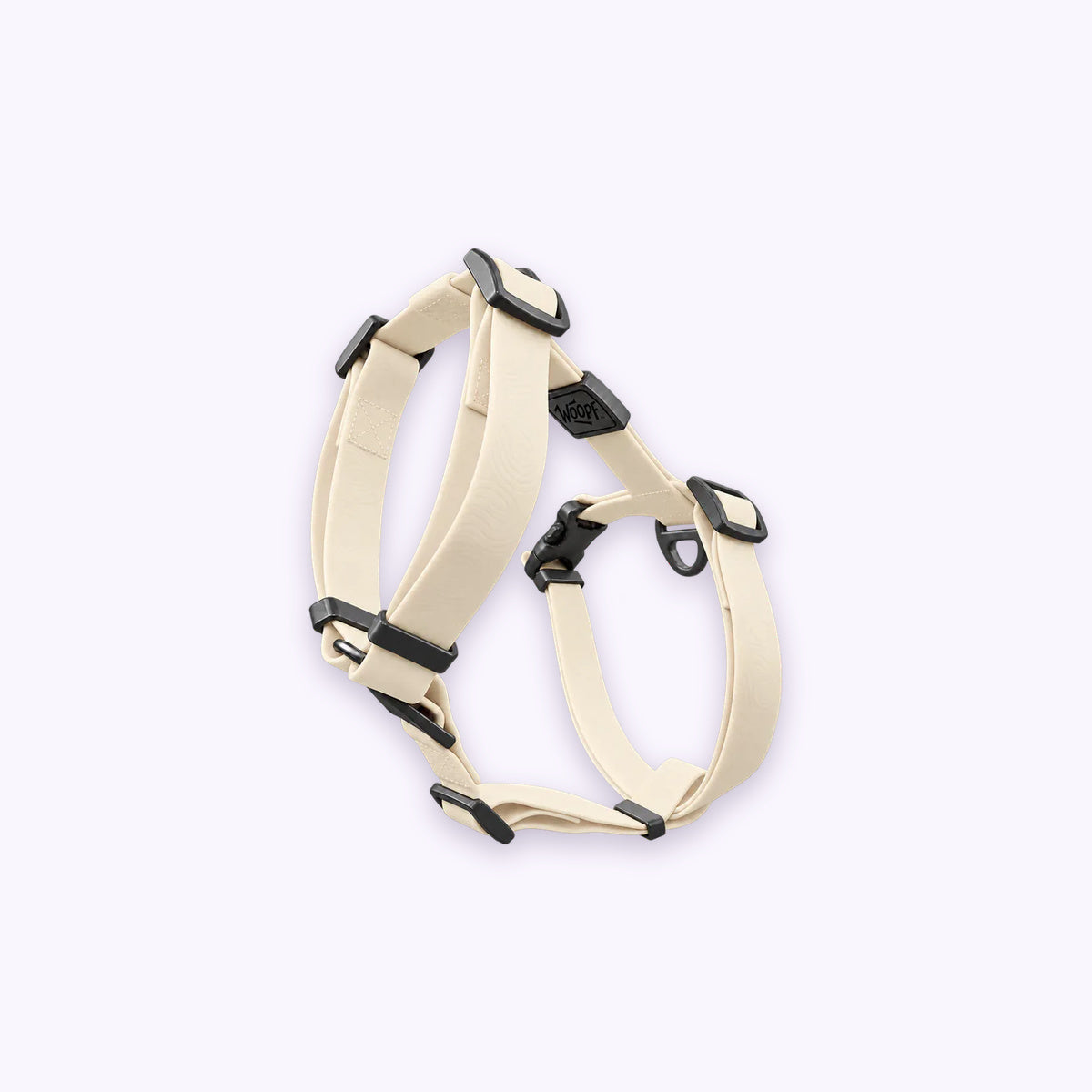 Glow | Sealskin Harness: The Glow harness on its own on a pale lavender background