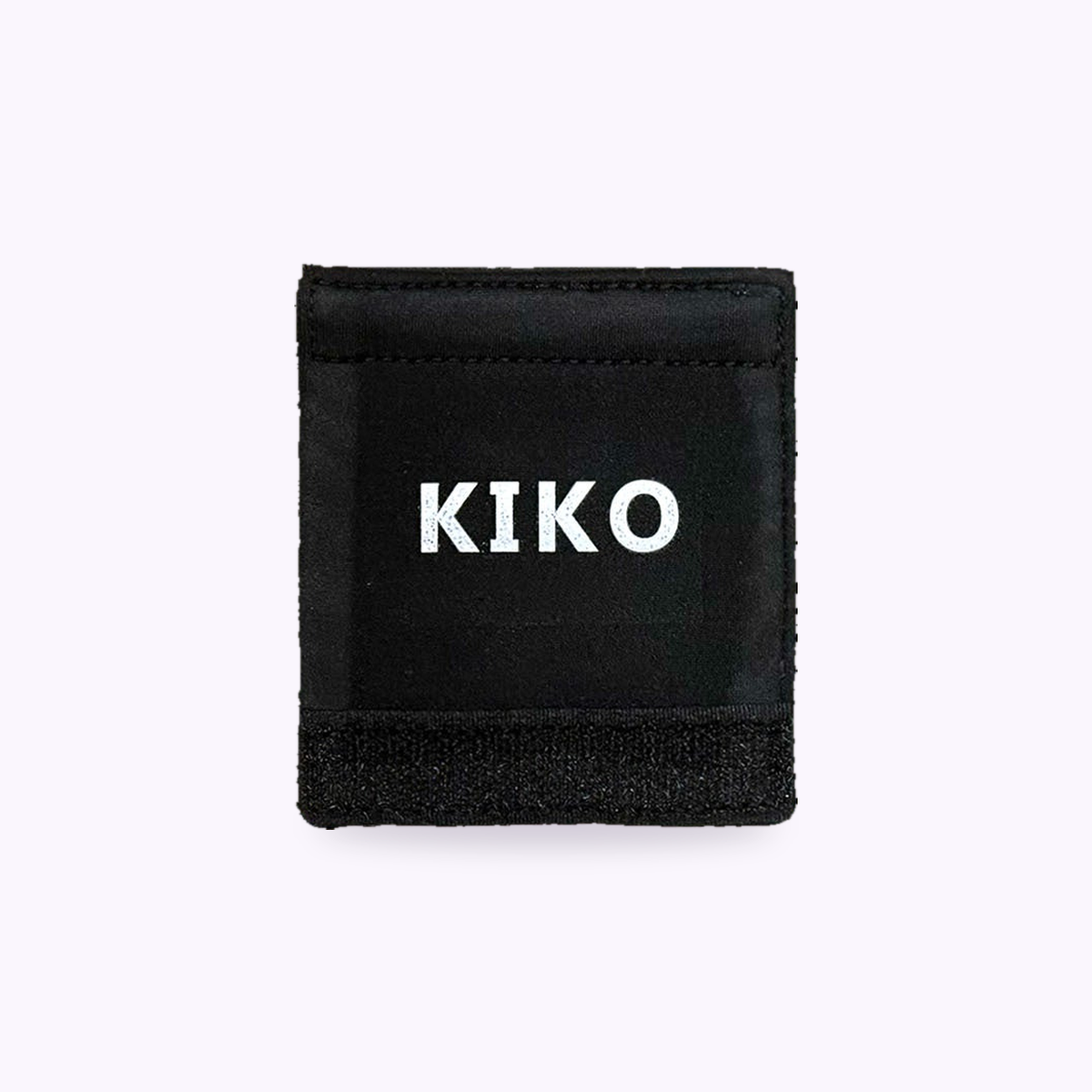 Custom Name Badge Velcro 2 Pack - Medium name badge, 8.5 x 9.4 cm, reading KIKO