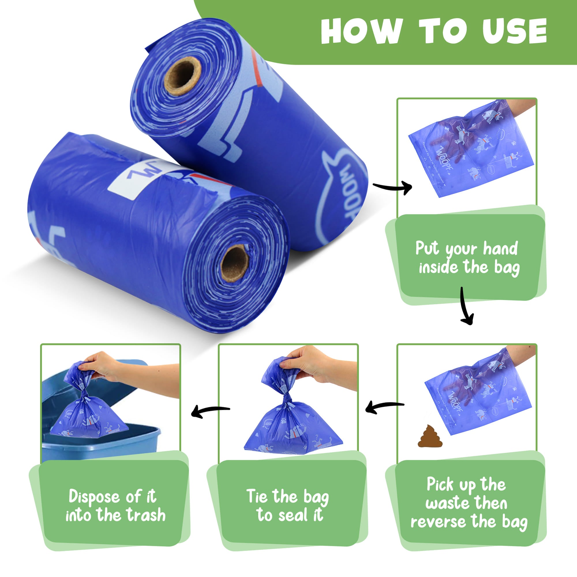 WOOPF 100 Compostable Dog Poop Bags Vet Designed Tested And woopf-100-compostable-dog-poop-bags-vet-designed-tested-and