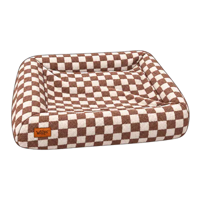 Brown SNÜZ Bed Slip-On Cover Fleece