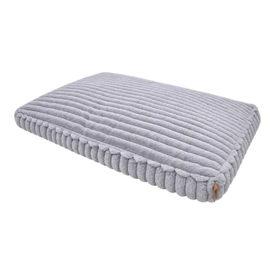 Grey Furry Corduroy Sleeping Mat